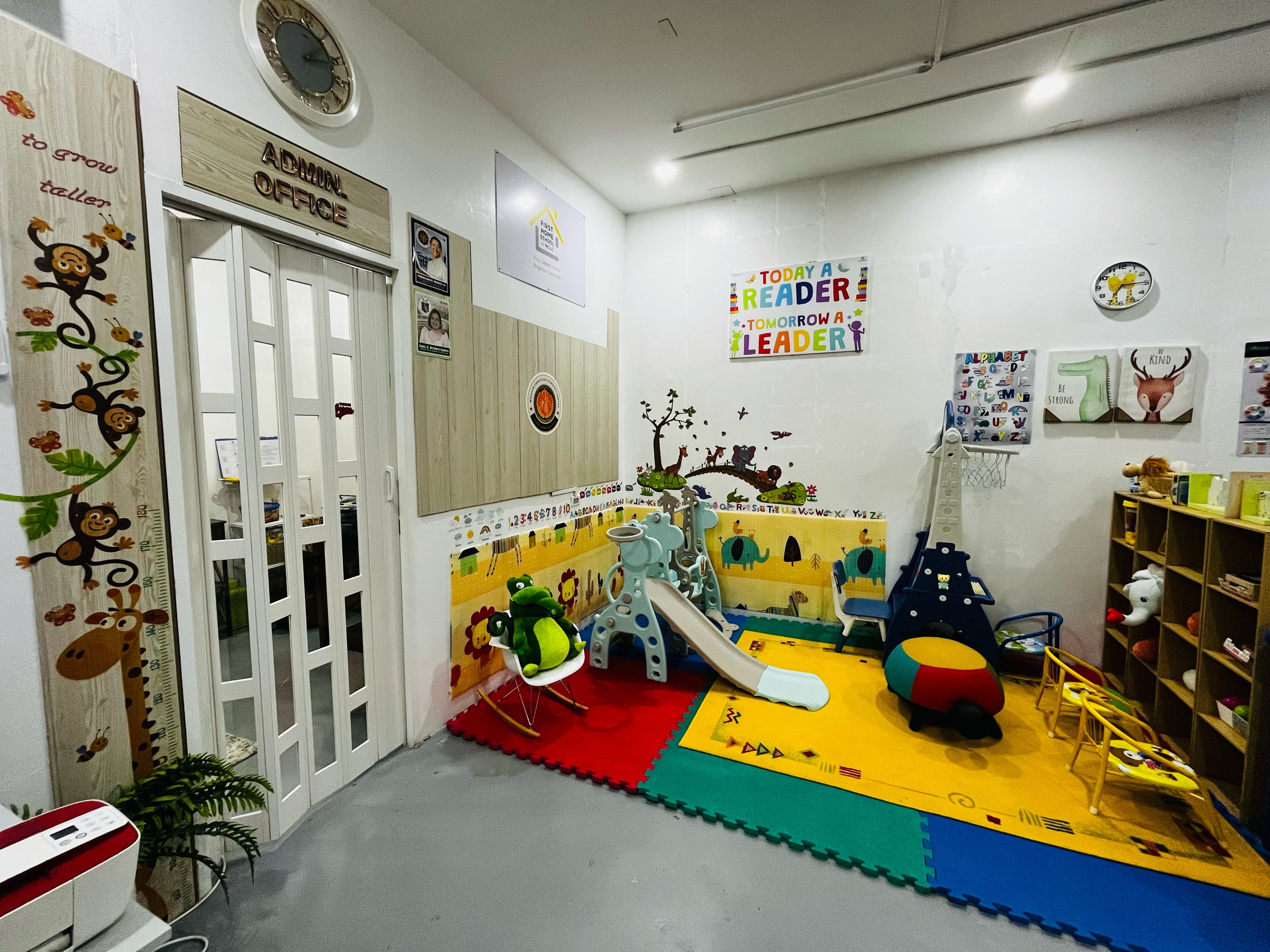 Wide view of the MCLC classroom interior